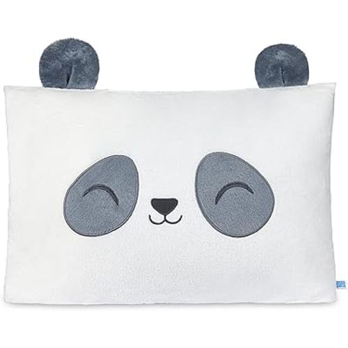 Saint Eve Kids Pillow Pals Fuzzy Pillow Case, Cute Animal Friends Soft Pillow Cover for Kids Beds and Nap Time - Big The Panda