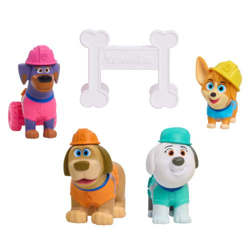 Disney Junior Pupstruction 5-Piece Figure Set, Kids Toys for Ages 3 up