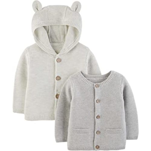 Simple Joys by Carter's Baby 2-Pack Neutral Knit Cardigan Sweaters