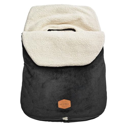 JJ Cole Bundleme - Original, Baby Bunting Bag, Winter Protection for Baby Car Seats and Strollers, Black - Infant