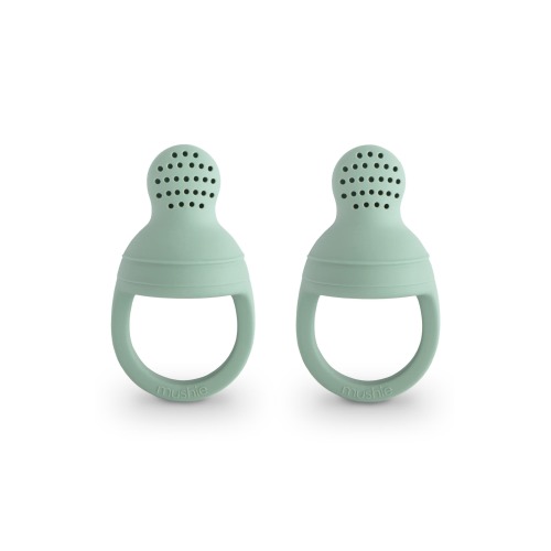 Mushie 2-Pack Fresh Food Feeders, Cambridge Blue