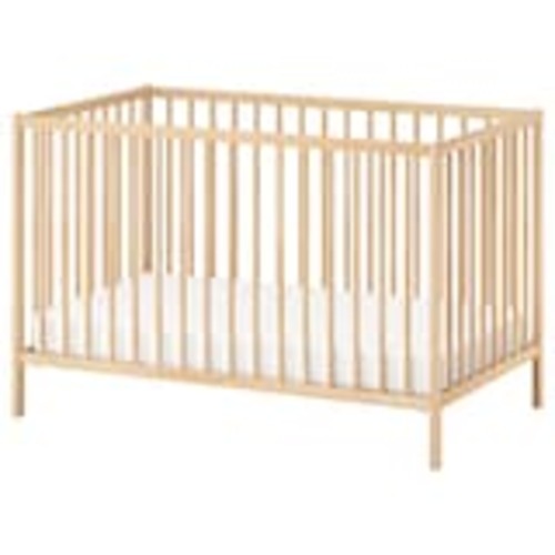 Crib - SNIGLAR beech 27 1/2x52 "