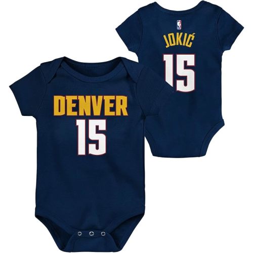 Outerstuff NBA Newborn & Infants 0-24 Official Player Name & Number Jersey Creeper Romper