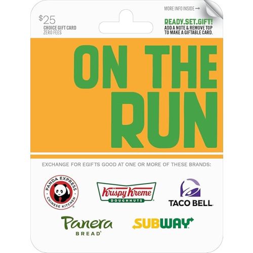 On the Run Gift Card