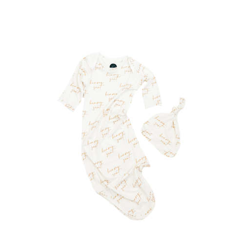 Heaven Sent Bamboo Gown & Matching Beanie – OUR HOUSE ABOVE