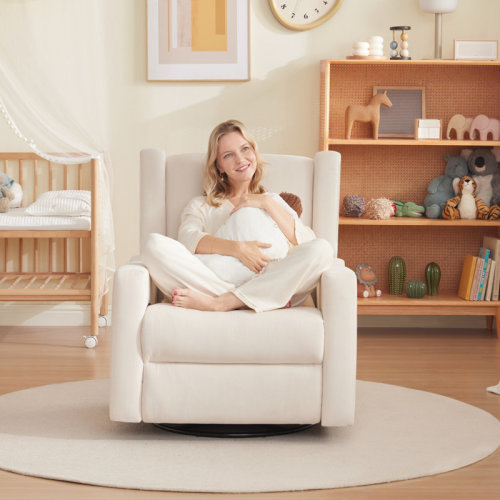 Latitude Run® Tucker Swivel Reclining Glider & Reviews | Wayfair