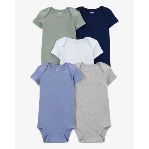 Baby 5-Pack Short-Sleeve Bodysuits - Carter's | Carter's