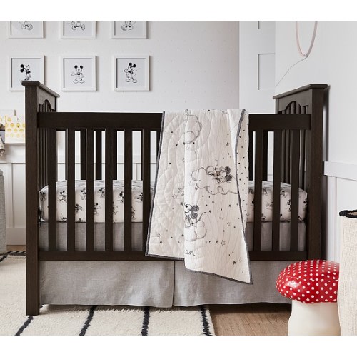 Kendall Convertible Crib - Crib & Lullaby Crib Mattress Set - Simply White