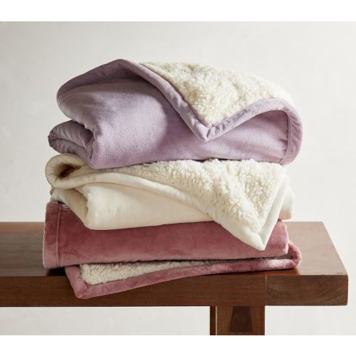 Pottery Barn Sherpa Baby Blanket