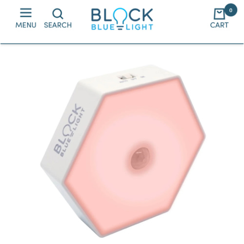 Twilight Motion Red Night Light