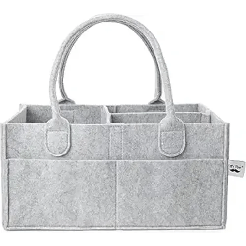 Mr. Pen- Baby Diaper Caddy Organizer, Gray, Medium, Nursery Storage Bin and Car Organizer for Diapers and Baby Wipes