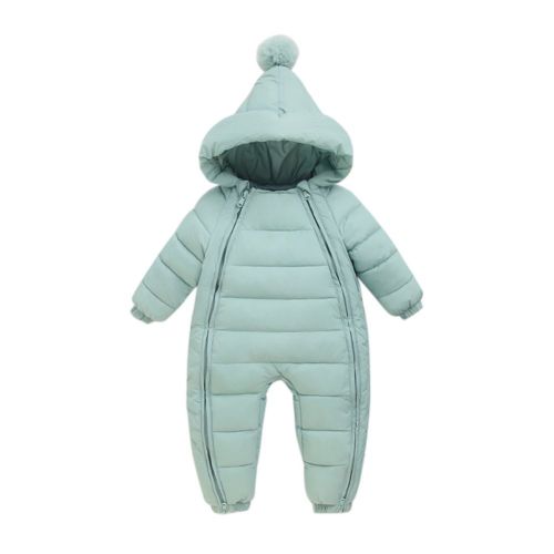 URMAGIC URMAGIC Baby Girl Boy Winter Snowsuit Infant Thicken Down Hooded Jumpsuit Jacket