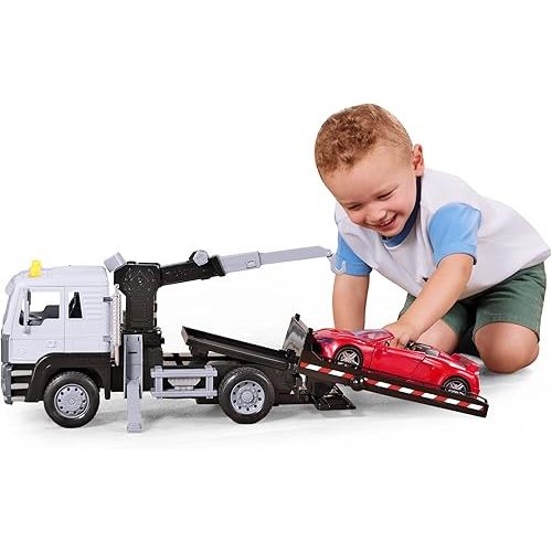 Driven by Battat – Toy Tow Truck for Kids – Rescue Vehicle Toy – Lights & Sounds – Movable Parts – 3 Years + – Tow Truck, 20 inches