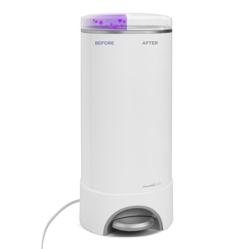 Munchkin® UV Baby Diaper Pail, #1 in Odor Control, White