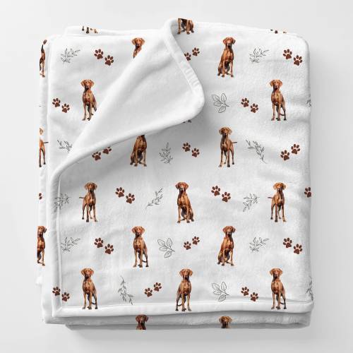 Vizsla Baby Blanket, Hungarian Vizsla Dog Blanket, Duck Hunting Nursery Bedding, Hospital Blanket Woodland Baby Boy Blanket For Baby Shower