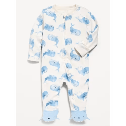 2-Way-Zip Sleep & Play Footed One-Piece for Baby | Old Navy