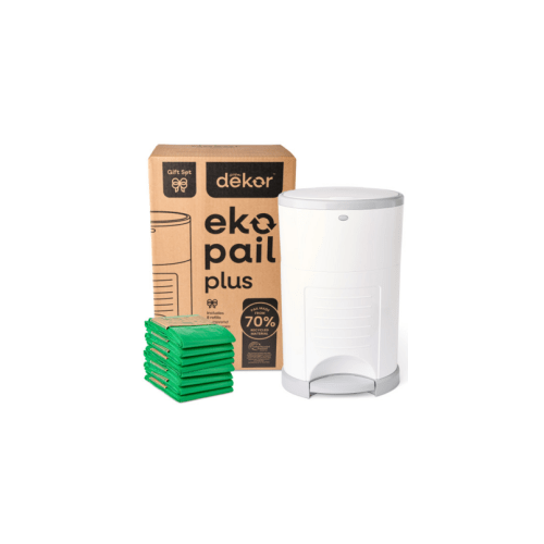 Dekor Eko Plus Diaper Pail Gift Set White
