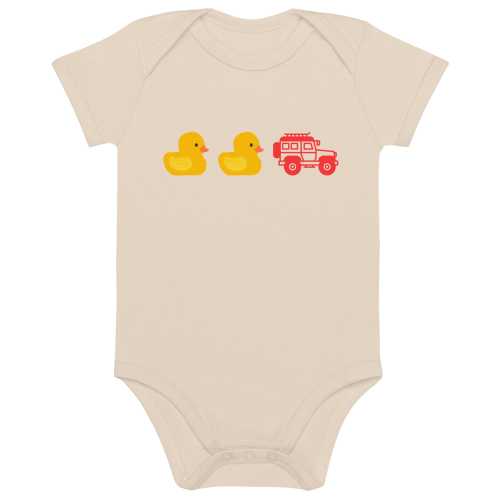 Duck Duck Jeep Baby Bodysuit