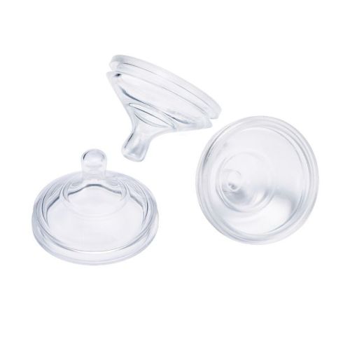 Boon Nursh Silicone Bottle Nipples - Extra Slow - 3pk