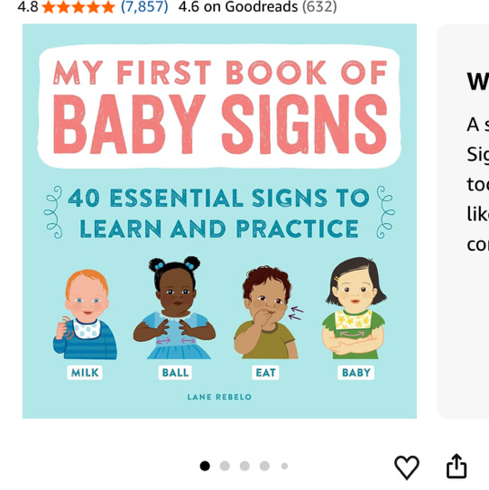 My First Book of Baby Signs: 40 Essential Signs to Learn and Practice