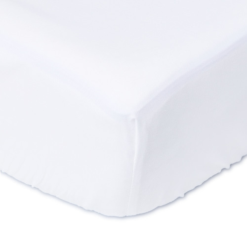 Parent's Choice 100% Cotton Infant Fitted Crib Sheet, Solid White