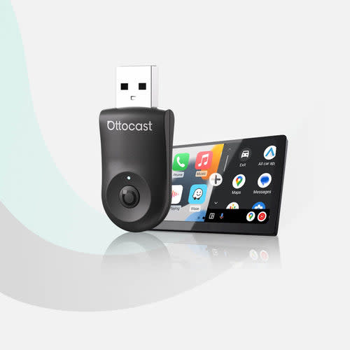 Ottocast Cabin Care Wireless CarPlay Adapter with Rear Seat Monitor