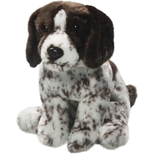 Carl Dick English Pointer Hunting Dog Sitting 8.5 inches, 24cm, Plush Toy, Soft Toy, Stuffed Animal 2674