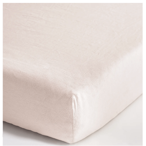 Linen Fitted Crib Sheet 2-Pack