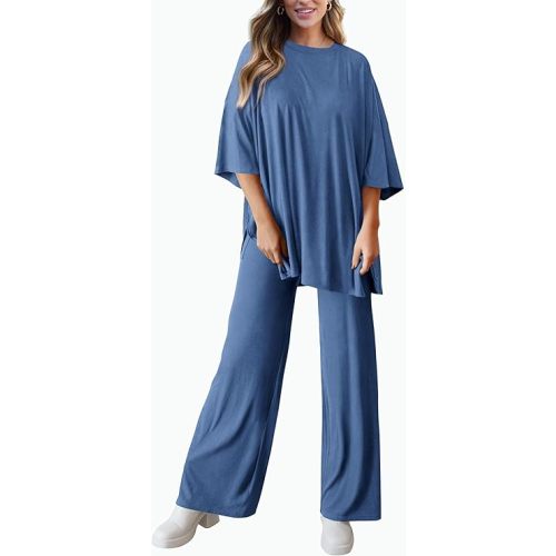 PRETTYGARDEN Women's 2 Piece Lounge Set - Large