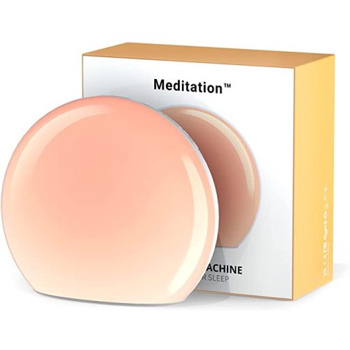 Meditation White Noise Sound Machine with 30 Soothing Sounds 12 Colors Night Light 10 Brightness Levels 32-Level Volume Control 4 Timers and Memory Function Sleep Machine for Baby Kids Adults (White)