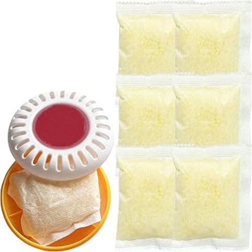 6 Pack Odor Absorber Carbon Filter Refills for Munchkin Step Diaper Pail, Odor Eliminator for Arm & Hammer Puck Baking Soda Cartridge