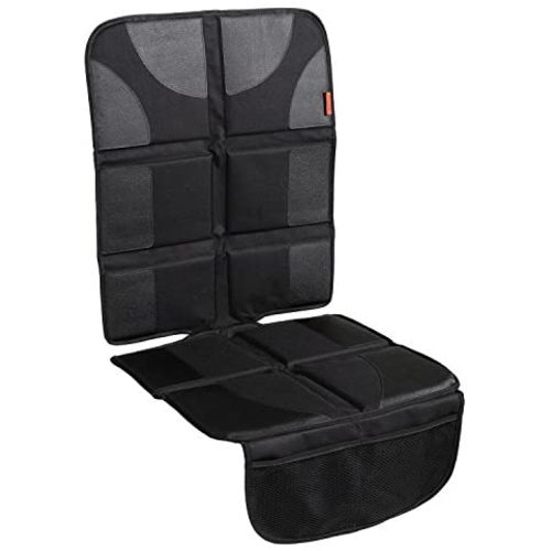 Lusso Gear Car Seat Protector with Thickest Padding - Featuring XL Size (Best Coverage Available), Durable, Waterproof 600D Fabric, PVC Leather Reinforced Corners, & 2 Large Pockets for Handy Storage