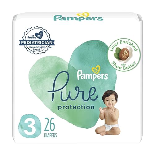 pampers Pure Protection Diaper Size 3 26 ct Old
