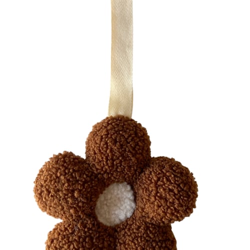 Pacifier Lovey, Brown Flower