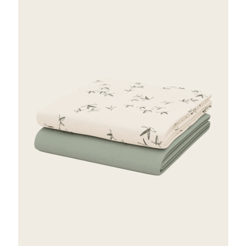 Nestig Flutter Mini Crib Sheets Set of 2