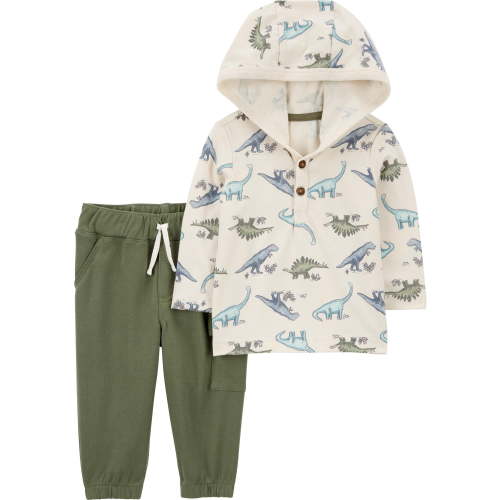 Carter's Child of Mine Baby Boy Hooded Outfit Set, 2-Piece, Sizes 0/3-24M
