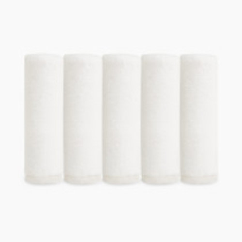 Natemia Organic Cotton Baby Washcloths - White