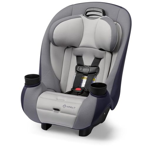 Safety 1st Ellaris 3-in-1 Convertible Car Seat, Slim Fit Design, Rear & Forward-Facing, 5-Position Headrest, Travel-Friendly with Machine-Washable Seat Pad, Smokey Haze