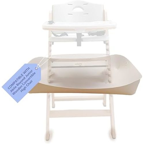 CATCHY - Food Catcher - Compatible with Abiie Beyond Junior High Chair - Highchair Sold Separately - Baby & Toddler Food & Mess Catcher - Under High Chair Accessory - Baby Feeding Essentials