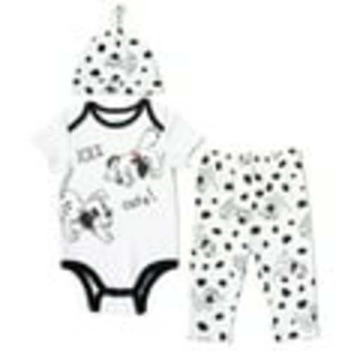Disney 101 Dalmatians Patch Newborn Baby Boys Bodysuit Pants and Hat 3 Piece Outfit Set Newborn to Infant
