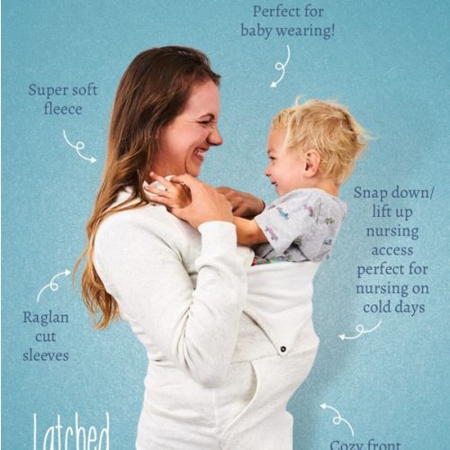 PRE-SALE Latched Mama Harbor Snap Nursing Pullover