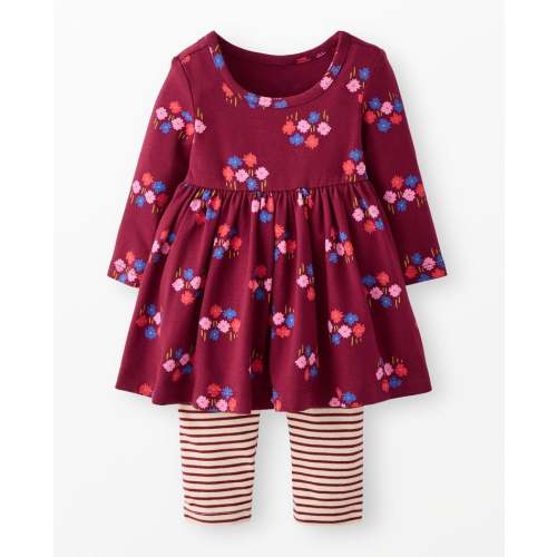 Baby Long Sleeve Skater Dress & Leggings Set | Hanna Andersson
