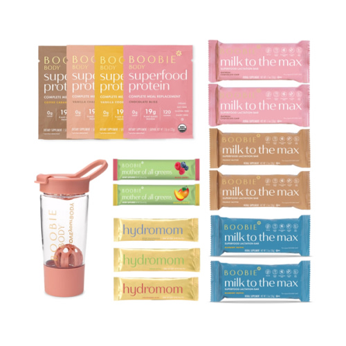 Lactation Snacks + Hydration Starter Kit