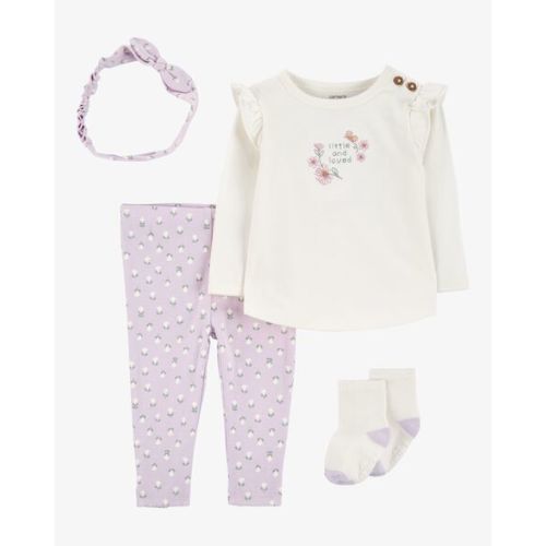 Baby 4-Piece Floral Outfit Set - Carter's | Carter's