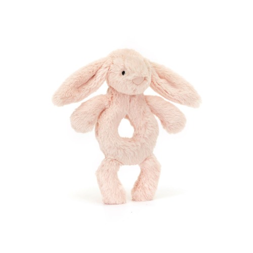 Bashful Bunny 7-Inch Ring Rattle, One Size