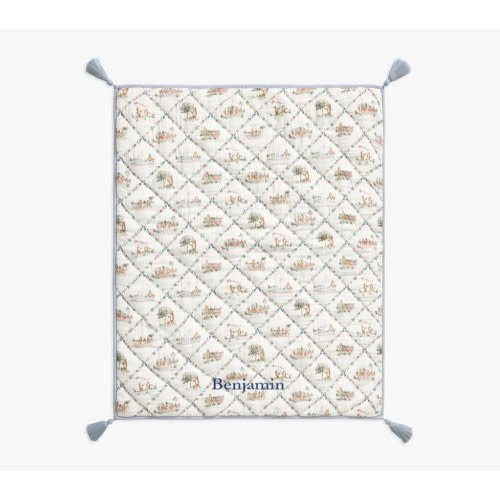 Riley Sheehey Bear Blanket & Rattle Gift Set