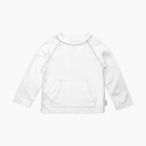 GREEN SPROUTS UPF50 Eco Breathable Sun Shirt - White, 6-12 Months