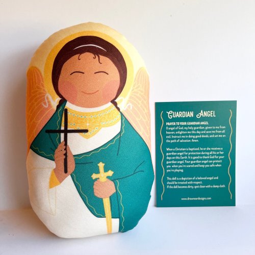 Guardian Angel Snuggly Saints Doll — Draw Near Designs