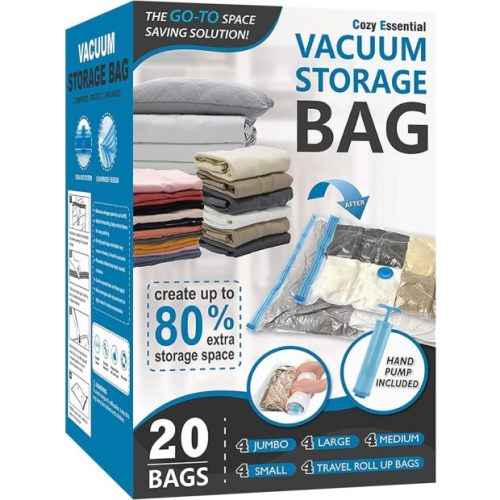Cozy Essential Vacuum Storage Bags (20-pack)