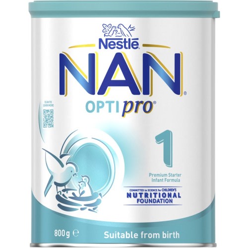 Nestle NAN OPTIPRO 1 Infant Formula for Newborns Suitable From Birth 800g